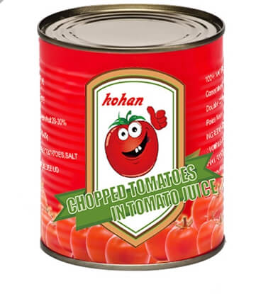 Canned Chopped tomato in tomato juice