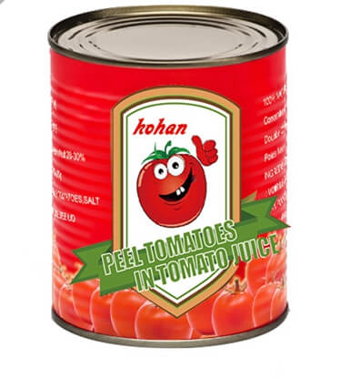 Canned peeled tomato