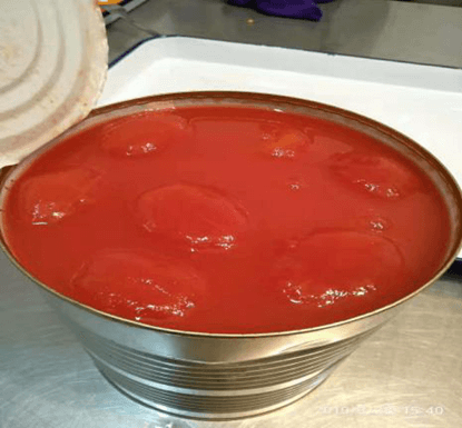 Canned peeled tomato