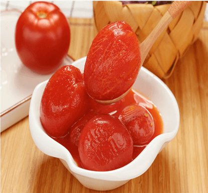 Canned peeled tomato