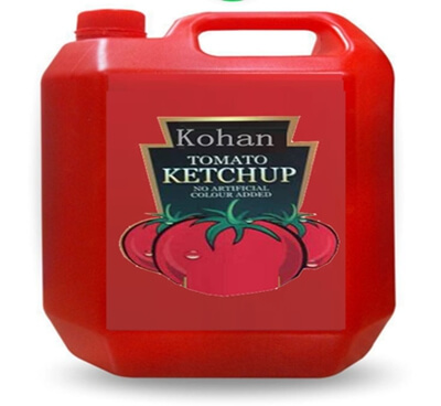 5kg bottle tomato ketchup/tomato sauce