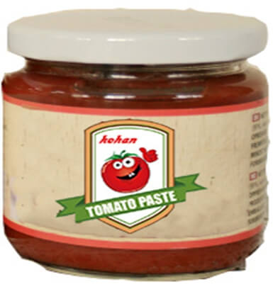 glass jar tomato paste/pasta sauces